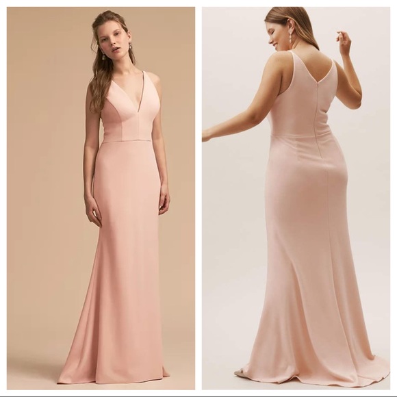 NEW BHLDN JONES CREPE V NECK MAXI DRESS Z425-5 - Picture 2 of 2